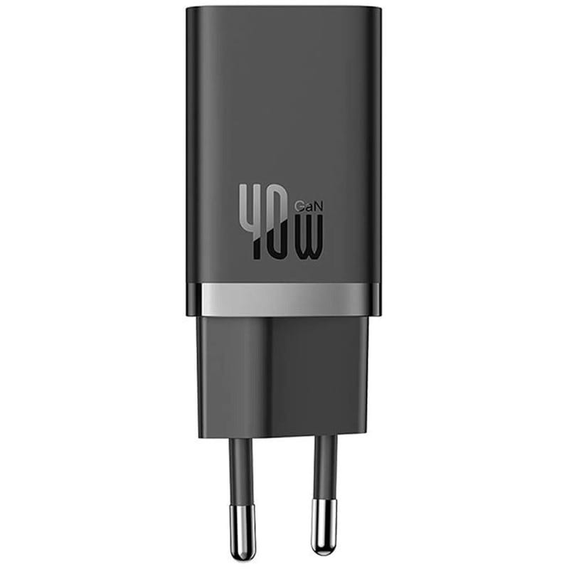 Сетевое зарядное устройство Baseus GaN5 Pro (2USB, 3A) 40W Black (CCGP180101)