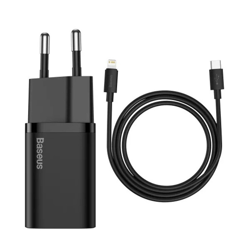 Сетевое зарядное устройство Baseus (1USB-C) 30W Super-Si EU Black (CCSUP-J01)