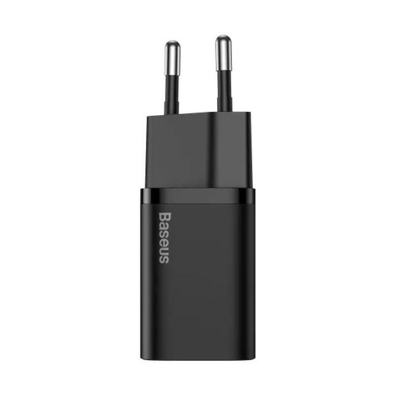 Мережевий зарядний пристрій Baseus (1USB-C) 30W Super-Si EU Black (CCSUP-J01)