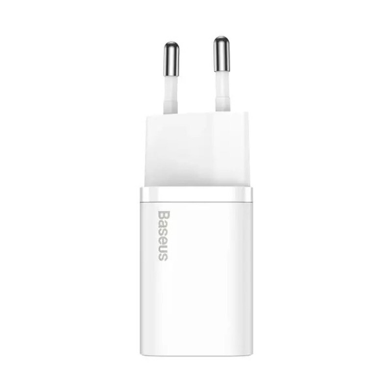 Сетевое зарядное устройство Baseus Super Silicone EU (1USB-C) 30W White (CCSUP-J02)