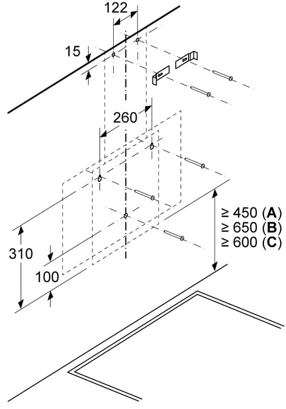 Вытяжка Bosch DWK63PJ20T