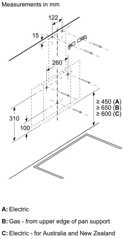 Вытяжка Bosch DWK63PJ60T