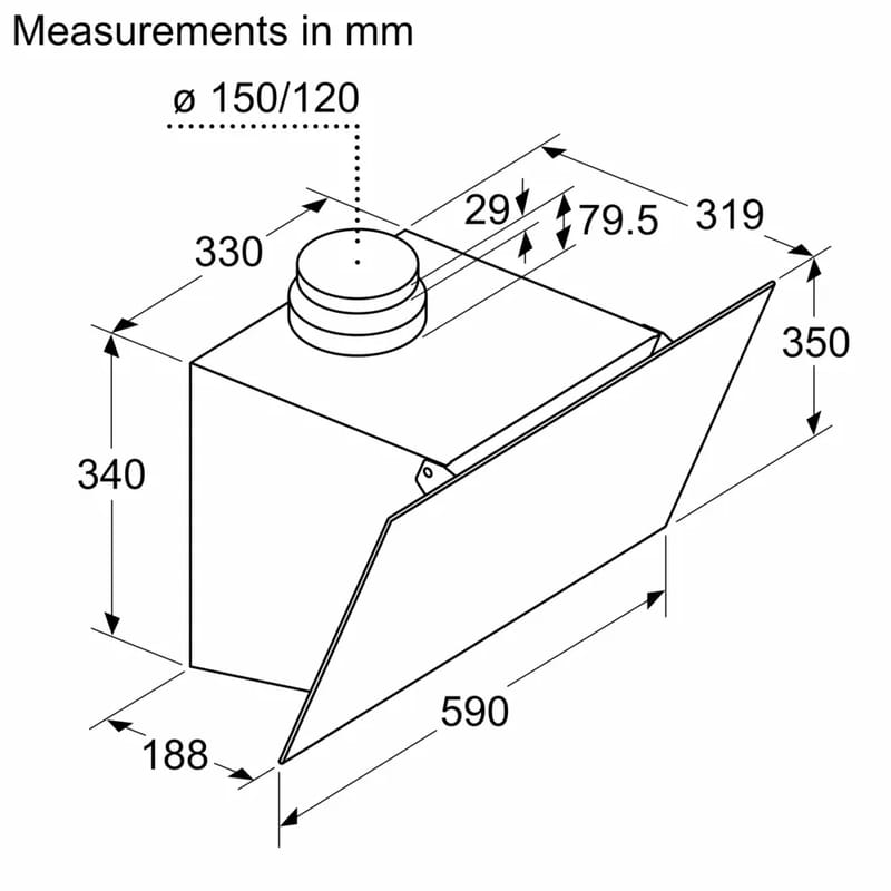 Витяжка Bosch DWK63PJ60T