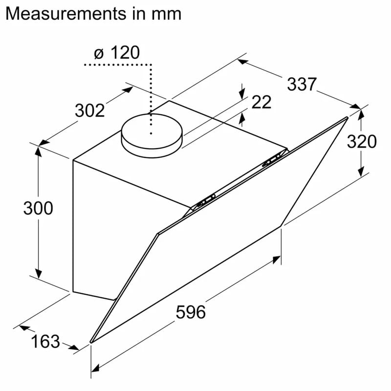 Вытяжка Bosch DWK64PJ60T