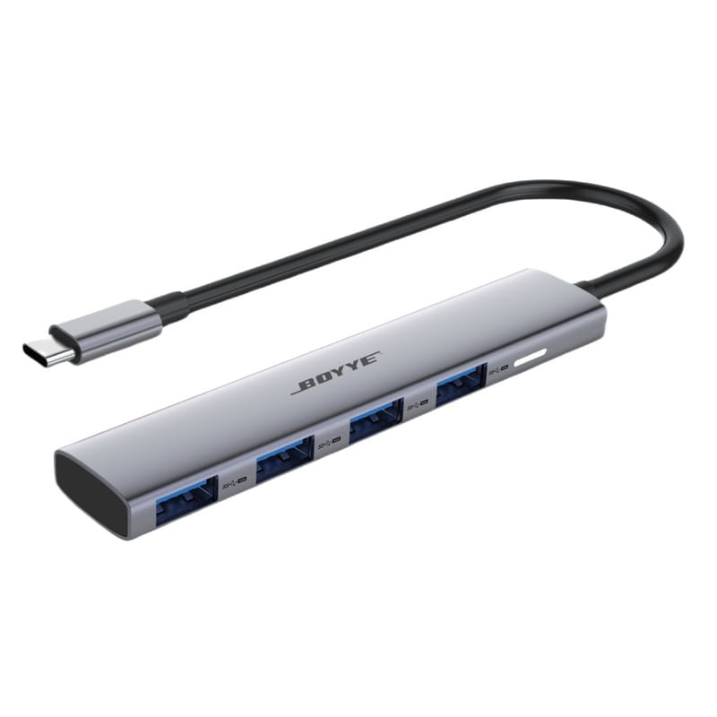 Концентратор FrimeCom USB-C Boyye 4-в-1 (UC-403A)