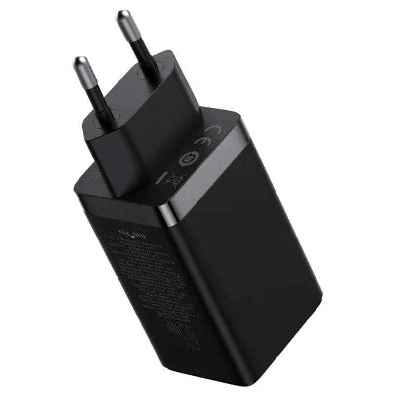 Сетевое зарядное устройство Baseus GaN5 Pro (3USB, 3.25A) 65W Black (CCGP120201) + кабель Type-C to Type-C