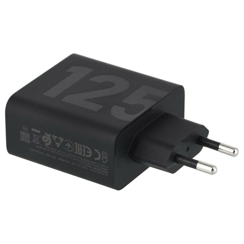 Мережевий зарядний пристрій Motorola GaN SJMC1252 (USB, 6.52A) 125W Black + кабель Type-C