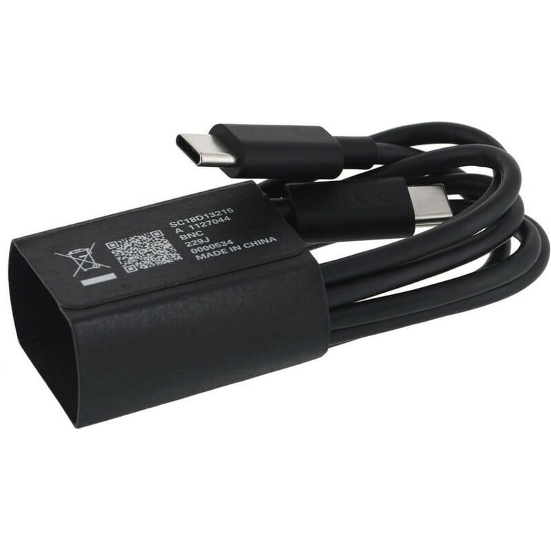Мережевий зарядний пристрій Motorola GaN SJMC1252 (USB, 6.52A) 125W Black + кабель Type-C