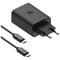 Фото - Мережевий зарядний пристрій Motorola SJMC502 (2USB, 3A) 50W Black + кабель Type-C | click.ua