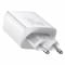 Фото - Мережевий зарядний пристрій Baseus Compact Quick Charger 30W QC+ PD (1Type-C + 2USB) White (CCXJ-E02) | click.ua