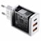 Фото - Мережевий зарядний пристрій Baseus Compact Quick Charger 30W QC+ PD (1Type-C + 2USB) White (CCXJ-E02) | click.ua
