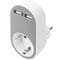 Фото - Сетевое зарядное устройство Digitus (2USB, 2.4A) 12W White/Grey (DA-70617) | click.ua