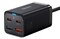 Фото - Сетевое зарядное устройство Baseus GaN3 Pro (2USB+2Type-C) QC3.0 65W Black (CCGP040101) | click.ua