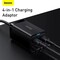 Фото - Сетевое зарядное устройство Baseus GaN3 Pro (2USB+2Type-C) QC3.0 65W Black (CCGP040101) | click.ua