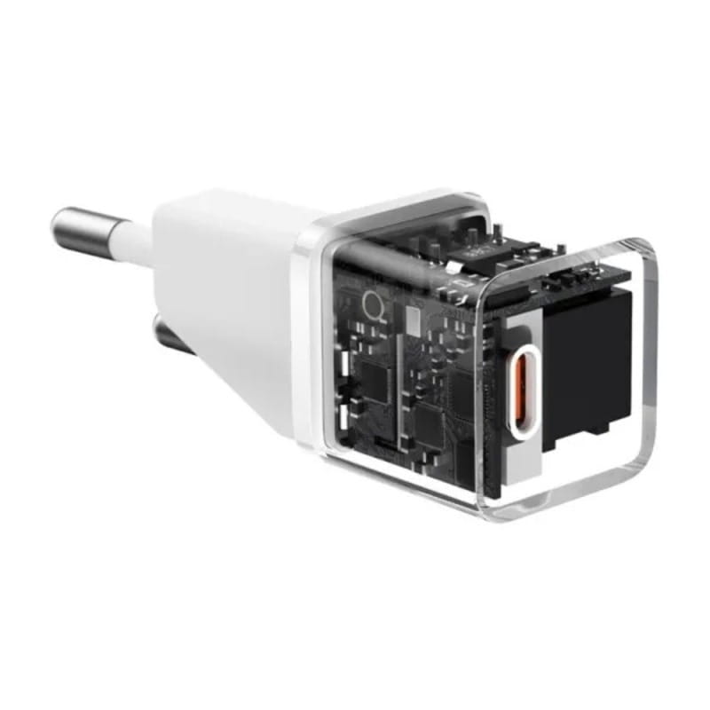 Мережевий зарядний пристрій Baseus GaN5 FC mini 1C (1USB-C) 20W White (CCGN050102)