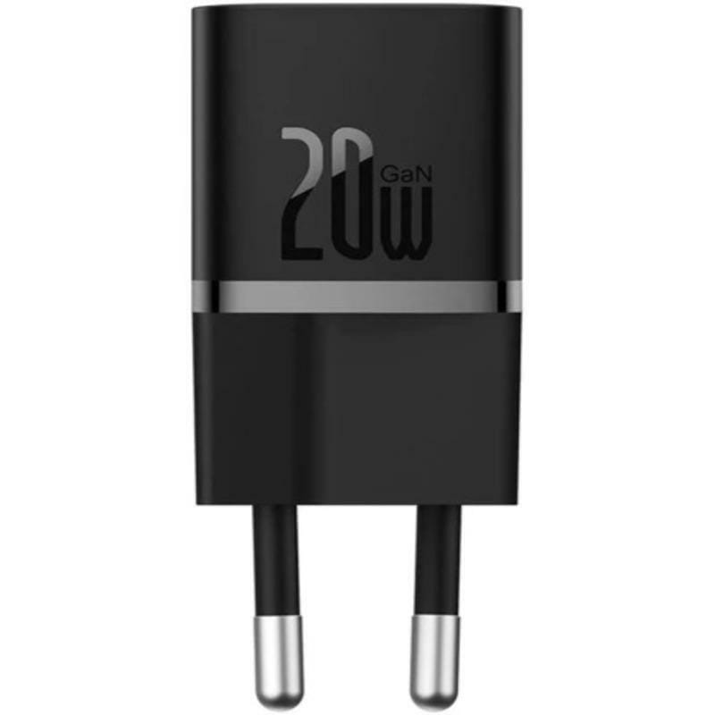 Сетевое зарядное устройство Baseus GaN5 FC mini 1C (1USB-C) 20W Black (CCGN050101)