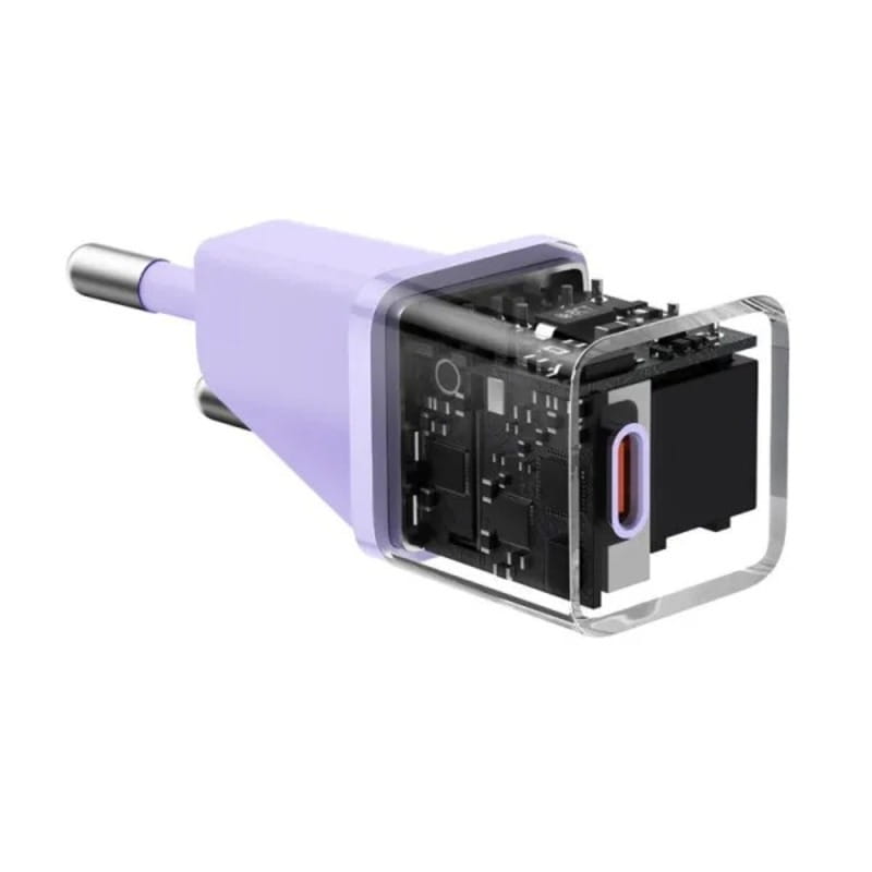 Мережевий зарядний пристрій Baseus GaN5 FC mini 1C (1USB-C) 20W Purple (CCGN050105)