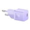 Фото - Мережевий зарядний пристрій Baseus GaN5 FC mini 1C (1USB-C) 20W Purple (CCGN050105) | click.ua