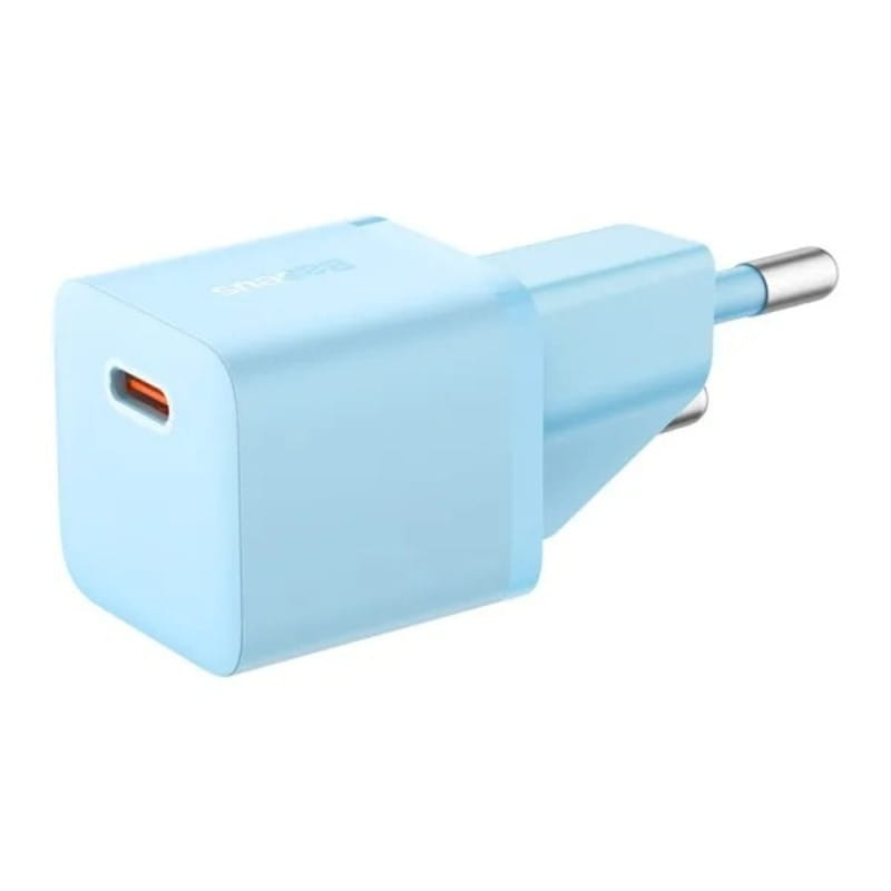 Мережевий зарядний пристрій Baseus GaN5 FC mini 1C (1USB-C) 20W Blue (CCGN050103)