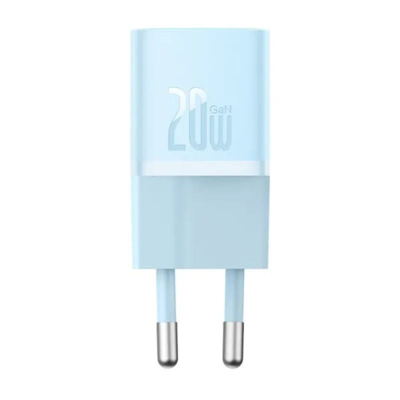 Мережевий зарядний пристрій Baseus GaN5 FC mini 1C (1USB-C) 20W Blue (CCGN050103)