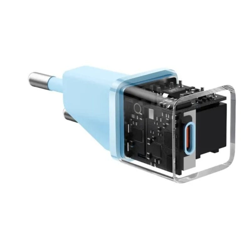 Мережевий зарядний пристрій Baseus GaN5 FC mini 1C (1USB-C) 20W Blue (CCGN050103)