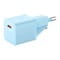 Фото - Сетевое зарядное устройство Baseus GaN5 FC mini 1C (1USB-C) 20W Blue (CCGN050103) | click.ua