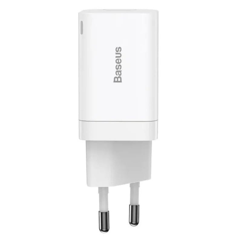 Мережевий зарядний пристрій Baseus Super Si Pro C+U 30W White (CCSUPP-E02)