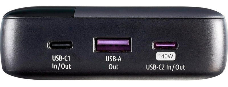 Універсальна мобільна батарея Intenso HE25000 25000mAh 140W Gray (7350060)