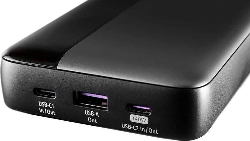 Універсальна мобільна батарея Intenso HE25000 25000mAh 140W Gray (7350060)
