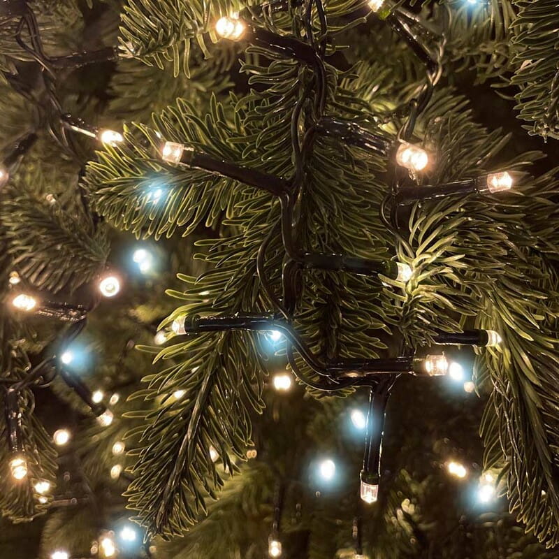 Светодиодная гирлянда ColorWay (CW-G-250L5VMC) 250LED, 5м, (150 теплый статический+100 белый водопад) 220V