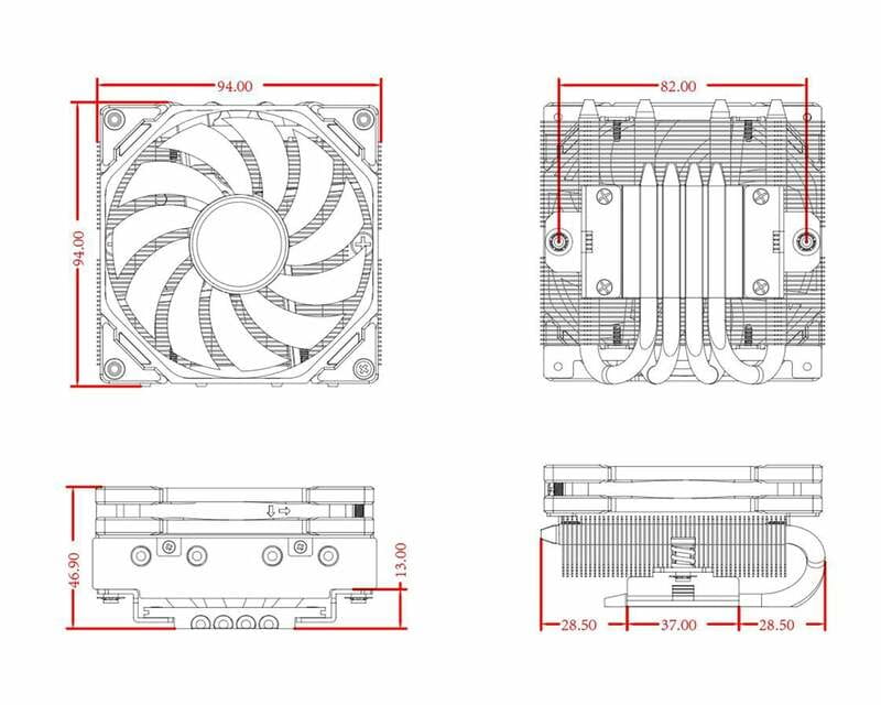 Кулер процесорний ID-Cooling IS-40-XT Black