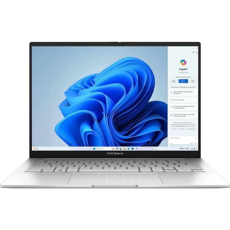 Ноутбук Asus ZenBook 14 OLED UX3405MA-QD054W (90NB11R2-M002D0) Foggy Silver