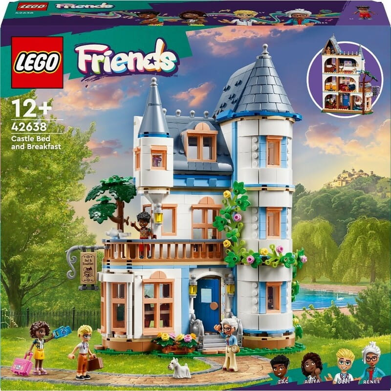 Конструктор LEGO Friends Замковий готель «Ночівля і сніданок» (42638)