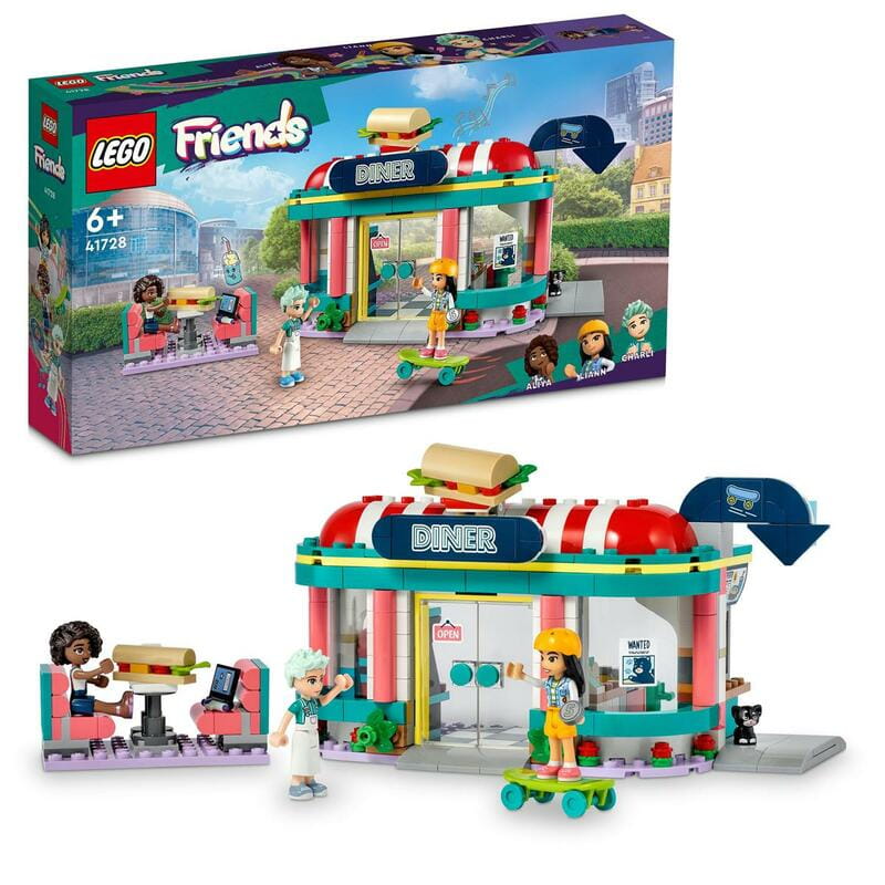 Конструктор LEGO Friends Хартлейк Сіті: ресторанчик в центрі міста (41728)