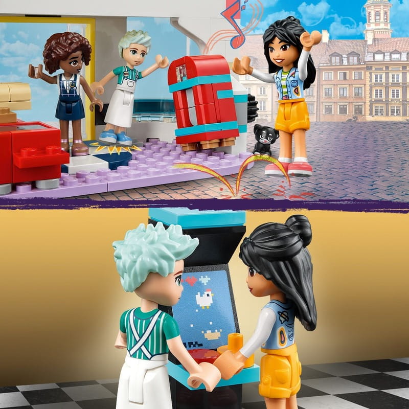 Конструктор LEGO Friends Хартлейк Сіті: ресторанчик в центрі міста (41728)