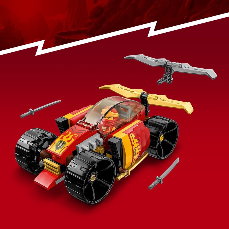 Конструктор LEGO Ninjago Гоночний автомобіль ніндзя Кая EVO (71780)