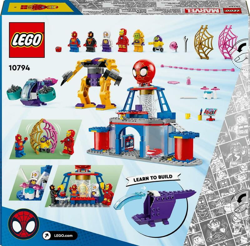 Конструктор LEGO Spidey Павутинна штаб-квартира команди Павука (10794)