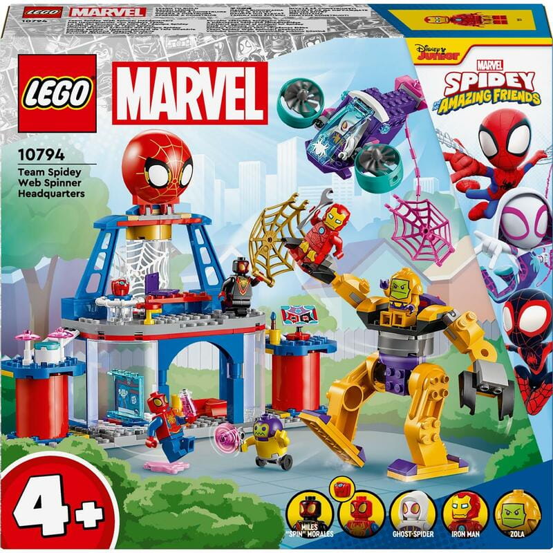 Конструктор LEGO Spidey Павутинна штаб-квартира команди Павука (10794)