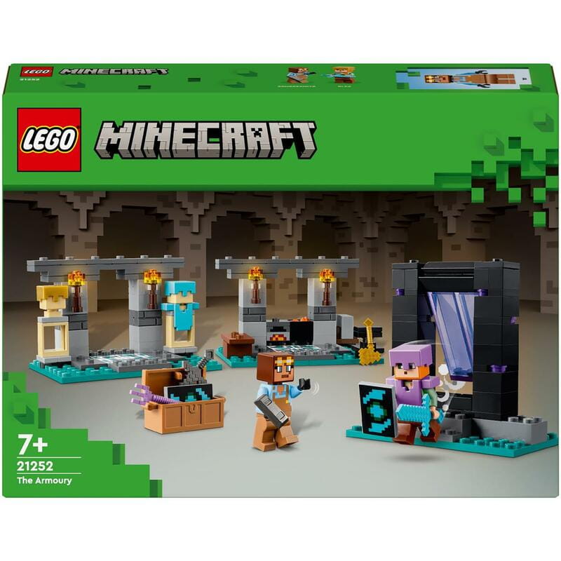Конструктор LEGO Minecraft Зброярня (21252)