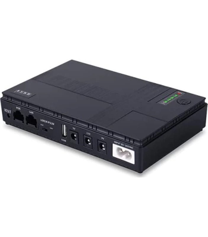 Джерело безперебійного живлення для роутерів/комутаторів Andes DC1018P 10400 mAh Black (DC1018P)