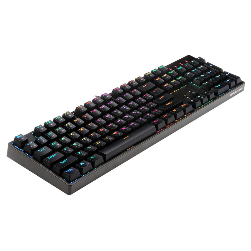 Клавиатура 1stPlayer DK5.0 RGB Outemu Blue Black (DK5.0-BL)_подарок