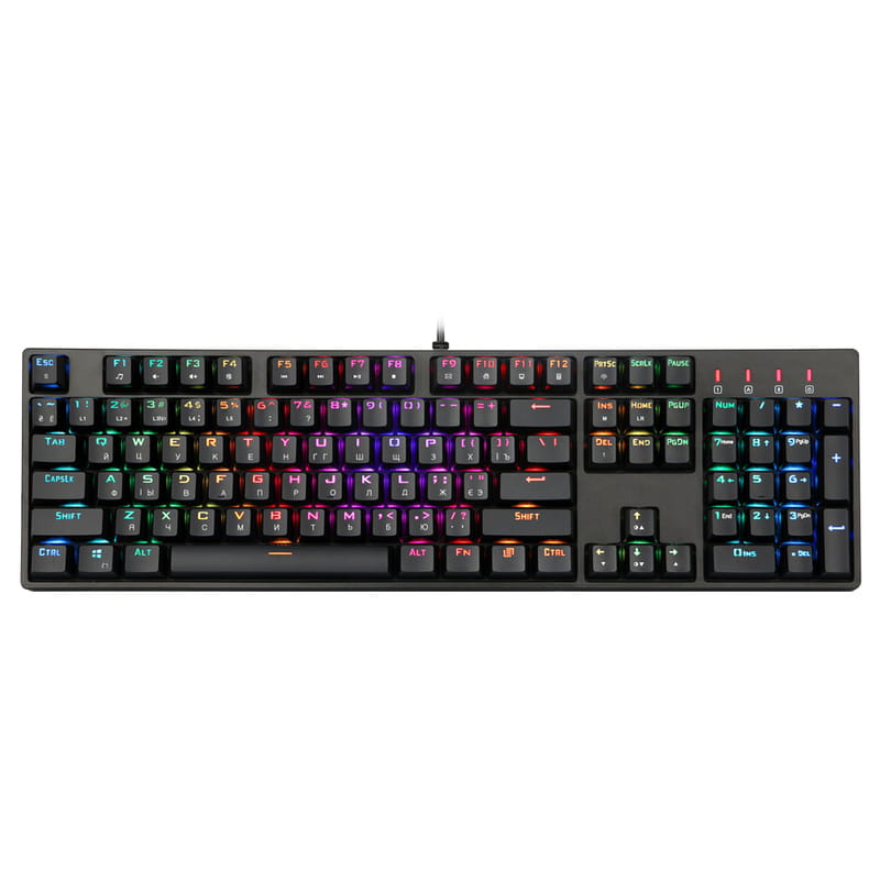 Клавіатура 1stPlayer DK5.0 RGB Outemu Blue Black (DK5.0-BL)_подарунок