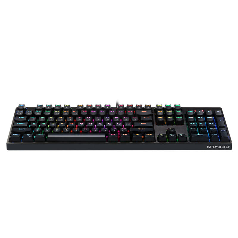 Клавіатура 1stPlayer DK5.0 RGB Outemu Blue Black (DK5.0-BL)_подарунок