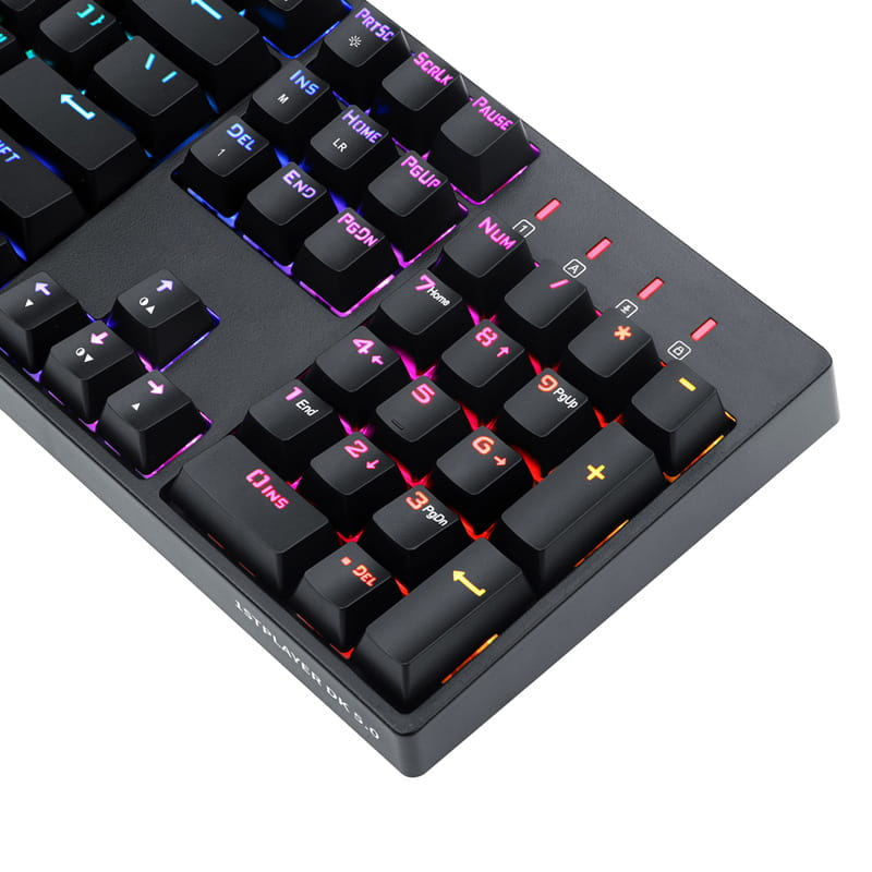 Клавиатура 1stPlayer DK5.0 RGB Outemu Blue Black (DK5.0-BL)_подарок