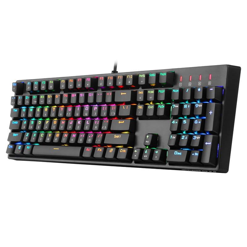 Клавіатура 1stPlayer DK5.0 RGB Outemu Blue Black (DK5.0-BL)_подарунок