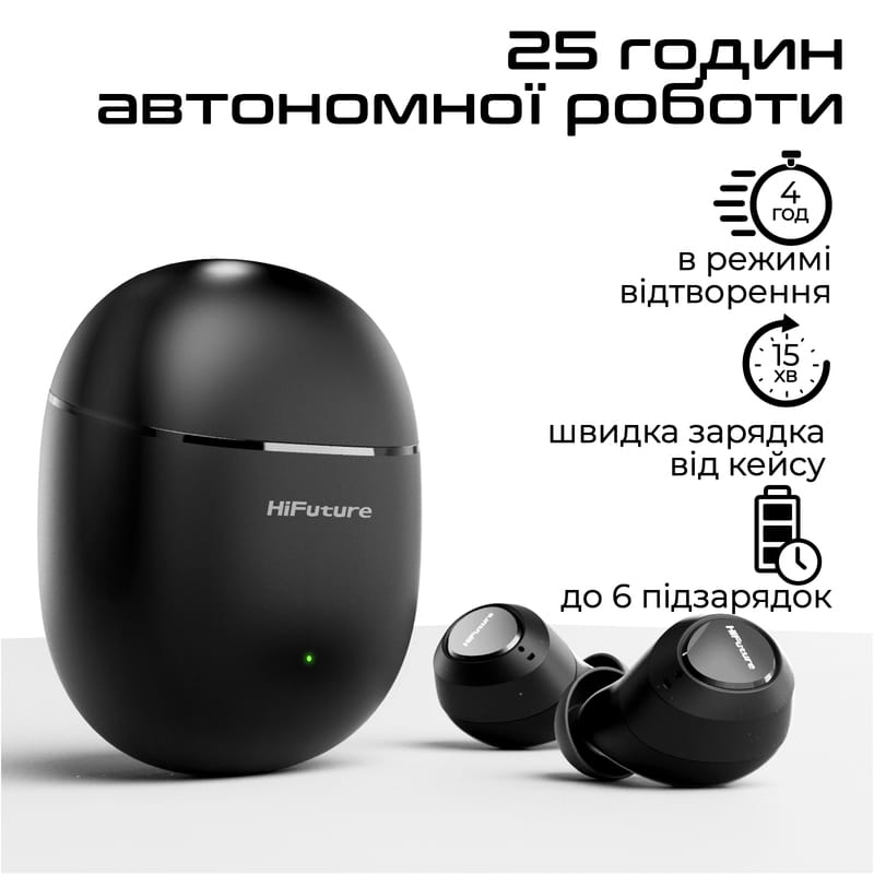 Bluetooth-гарнитура HiFuture OlymBuds3 Black (olymbuds3.black)