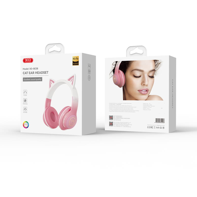 Bluetooth-гарнитура XO BE38 Pink (BE38.pink)