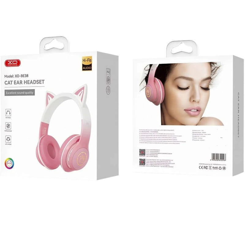Bluetooth-гарнитура XO BE38 Pink (BE38.pink)