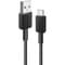 Фото - Кабель Anker 322 USB-A - USB-C 1.8 м, Black (A81H6G11) | click.ua