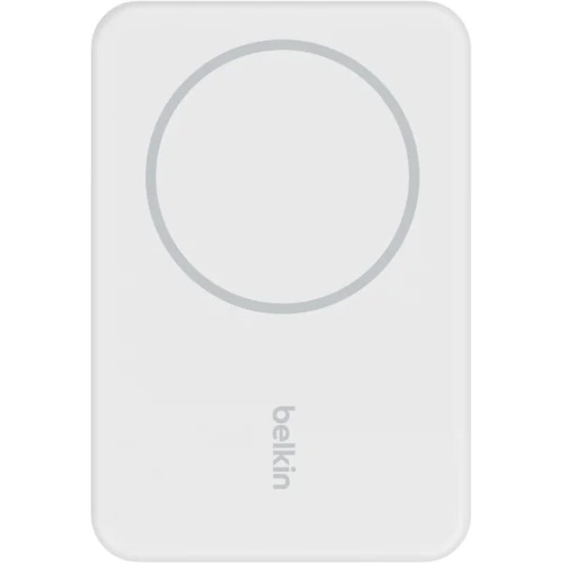 Универсальная мобильная батарея Belkin Power Bank 5000mAh MagSafe White (BPD004BTWT)